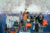 Церемония награждения чемпионата Европы в классе яхт Дракон, Яхт-клуб Санкт-Петербурга, 22 июля. Фото: Елена Разина