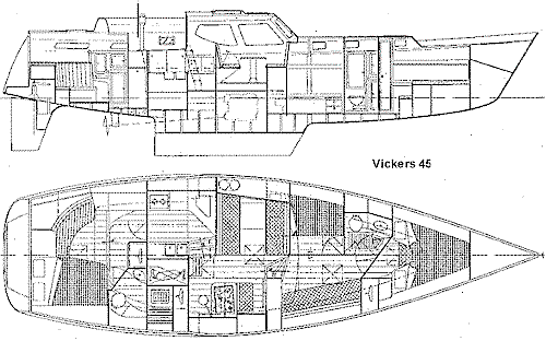 Ас 45. Vickers 45. Брюс Робертс проекты яхт. Vickers .50 чертеж. Vickers 45ac Boat.