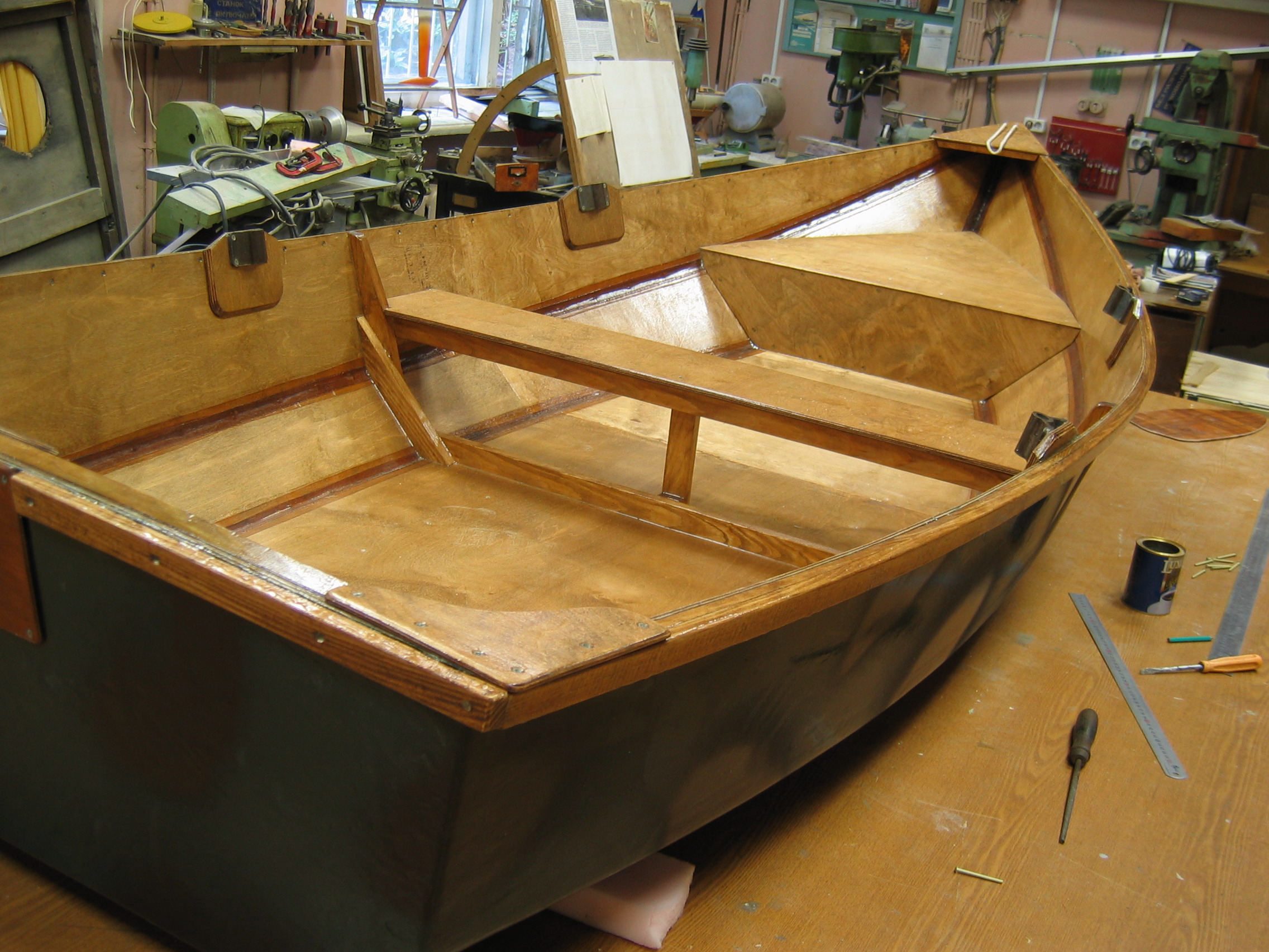 Goat island skiff чертежи