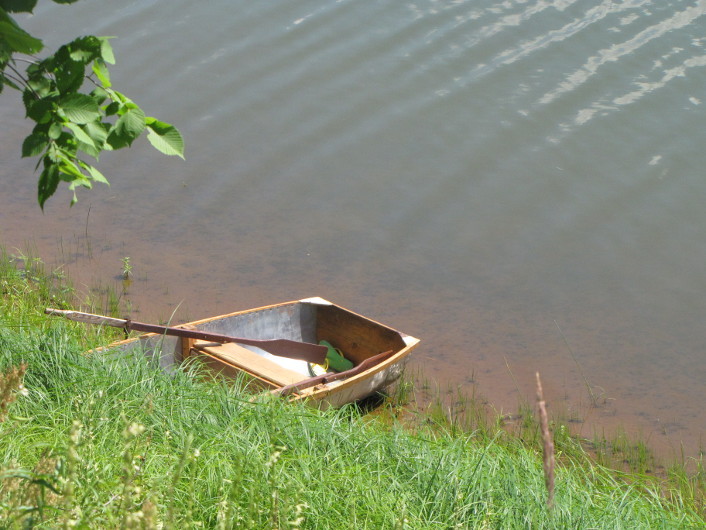 Двухместная разборная лодка с мягкой обшивкой
