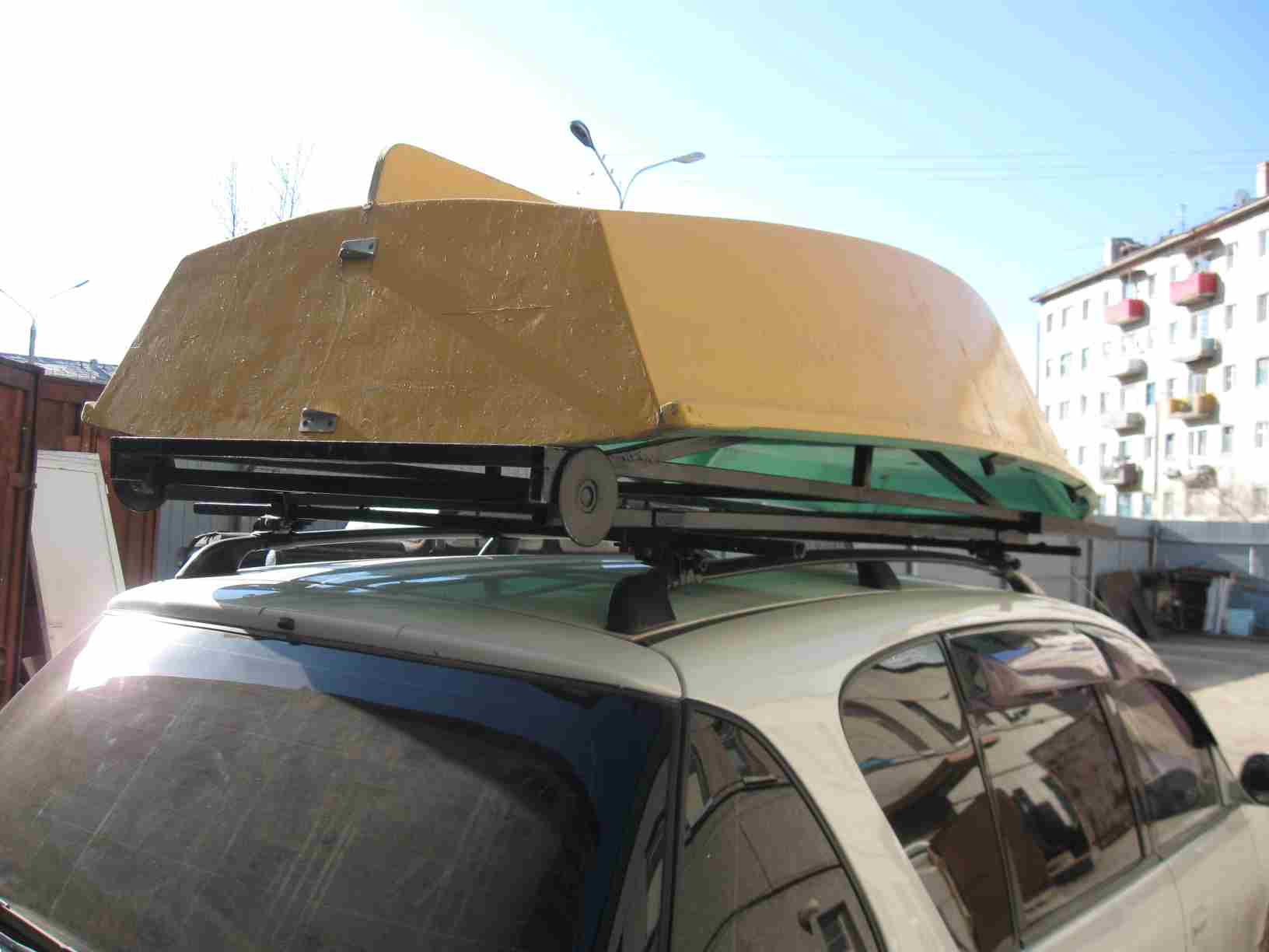 Лодка багажник на крышу автомобиля