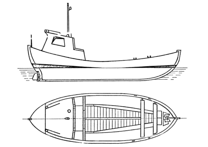 Рыболовный бот скулте чертежи