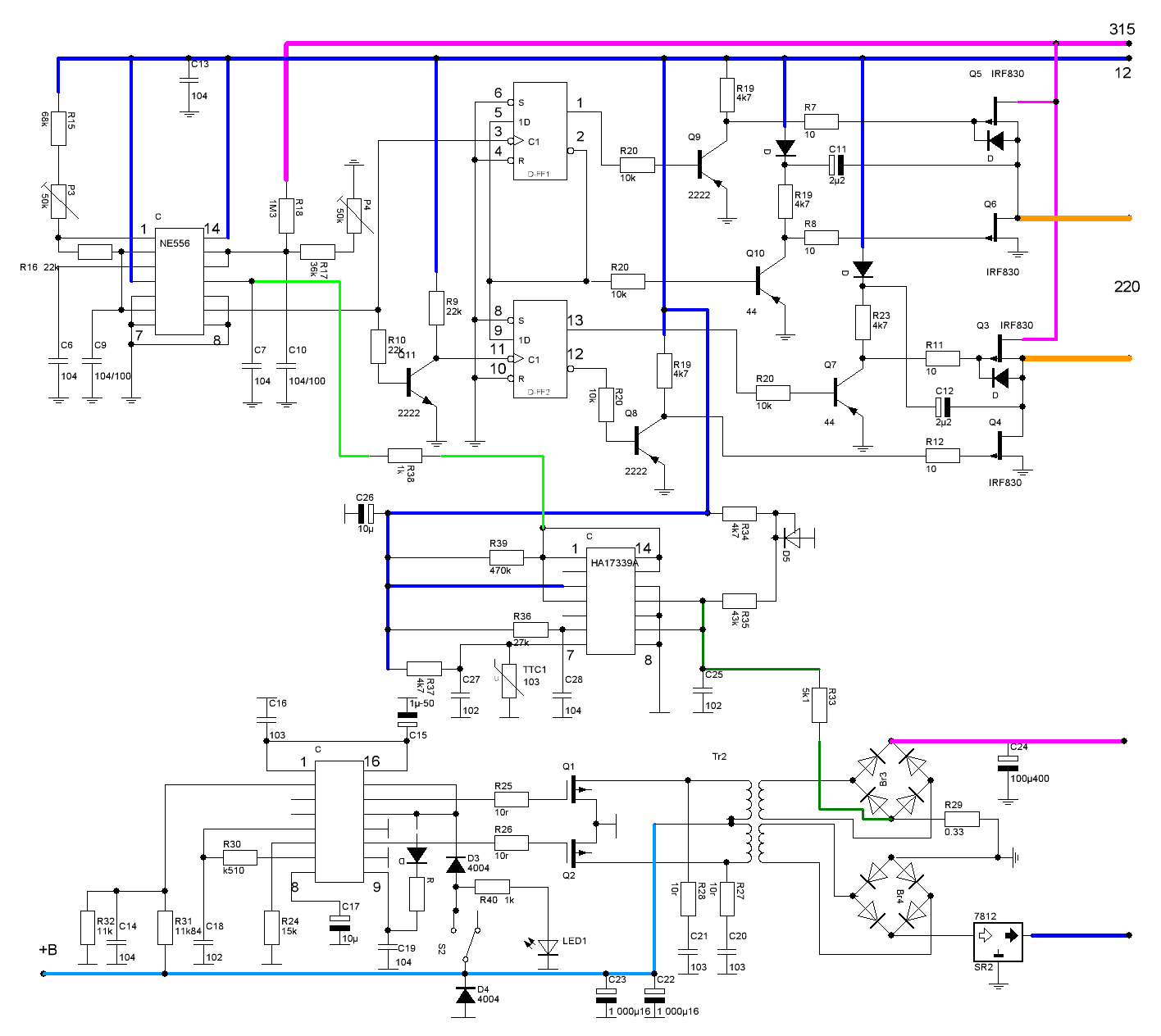 Avs in 1500w схема